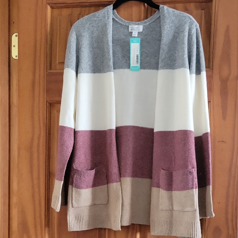 Market & Spruce Multicolor Striped Cardigan
